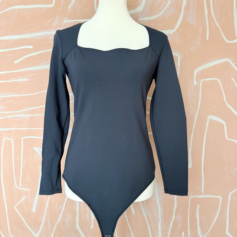 Abercrombie & Fitch Black Thong Bodysuit